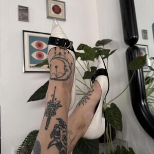 Vintage Dior Leather Ballet Flats